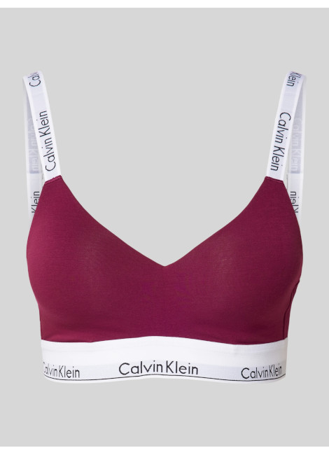 Fuksjowy biustonosz Calvin Klein typu bralette w Peek&Cloppenburg